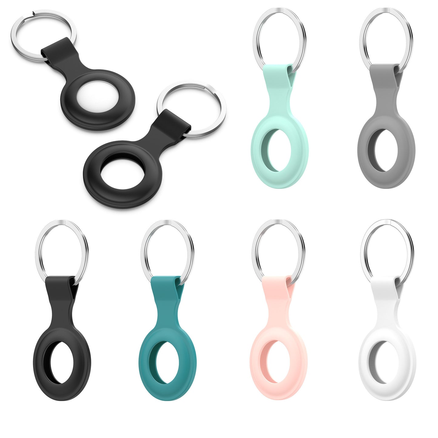 Compatible With Silica Gel Protective Sleeve Airtag Cases